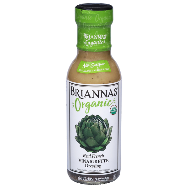 Briannas Organic Real French Vinaigrette Dressing