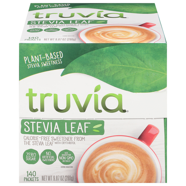 Save on Truvia Stevia Leaf Calorie Free Sweetener Packets 140 ct Order Online Delivery Giant