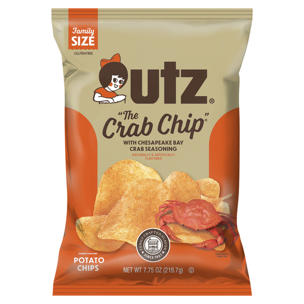 Utz Chesapeake Bay Crab Potato Chips Family Size