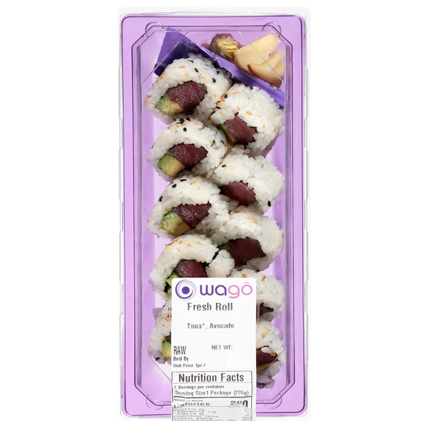 WAGO Tuna Avocado Sushi Roll