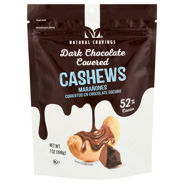 Save on Natural Cravings Cashews Dark Chocolate Covered Order Online