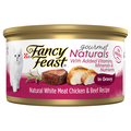 Fancy Feast Gourmet Naturals in Gravy Chicken & Beef Adult Wet Cat Food