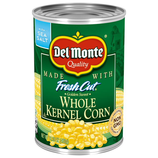 Del Monte Golden Sweet Whole Kernel Corn with Sea Salt