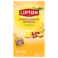 Lipton Caffeine Free Lemon Ginger Refresh Tea Bags