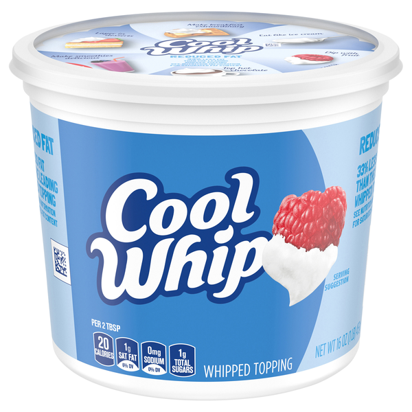 Cool Whip Reduced Fat Whipped Cream Topping