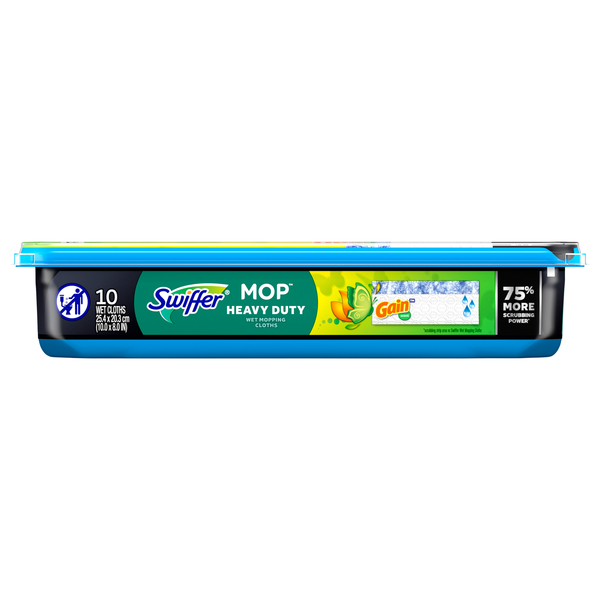 Swiffer Sweeper Wet Mopping Cloths Heavy Duty with Gain