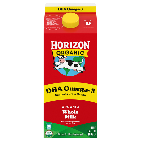 Horizon Organic Vitamin D Whole Milk DHA Omega-3