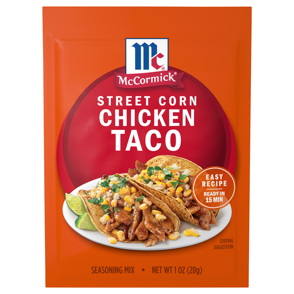 McCormick Mexican Style Street Corn Taco Seasoning Mix Packet