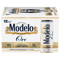 Modelo Oro Gold Standard Light Beer - 12 pk