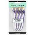 About Body Spa Shave 4-Blade Coconut Oil Moisture Pad
