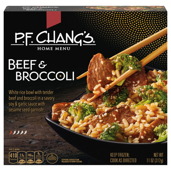 P.F. Chang's Home Menu Beef & Broccoli Rice Bowl Frozen Meal