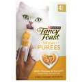 Fancy Feast Savory Purees Chicken & Pumpkin Cat Treats - 4 ct