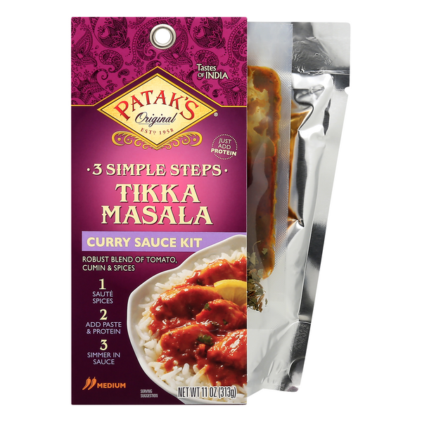 Save on Patak's Curry Sauce Kit Tikka Masala Medium Order Online