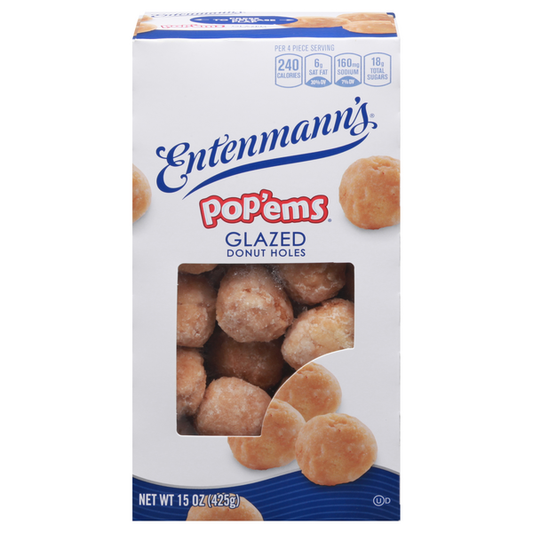 Save on Entenmann's Pop'ems Donut Holes Glazed Order Online Delivery