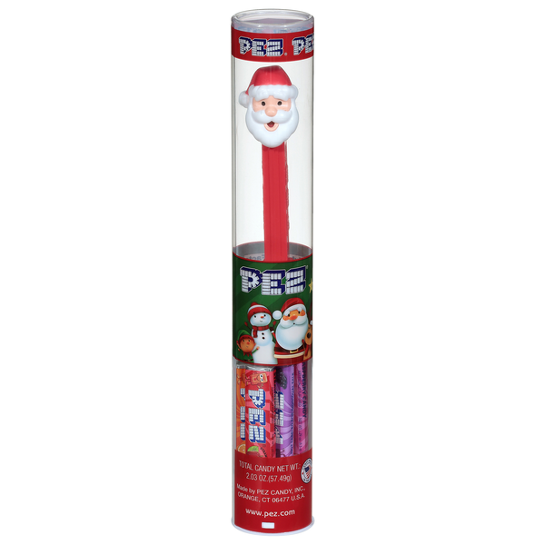 PEZ Christmas Dispenser with Candy