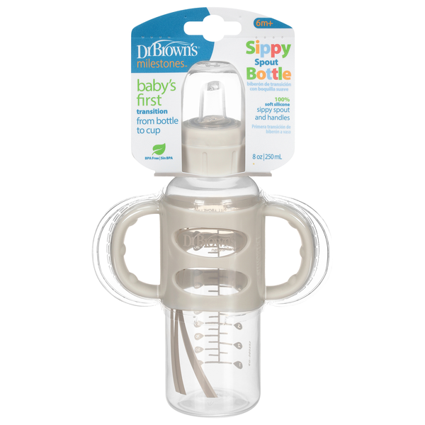 Save on Dr. Brown's Milestone Sippy Bottle 6M+ 8 oz Order Online