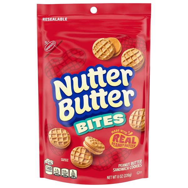 Nabisco Nutter Butter Bites Peanut Butter Sandwich Cookies