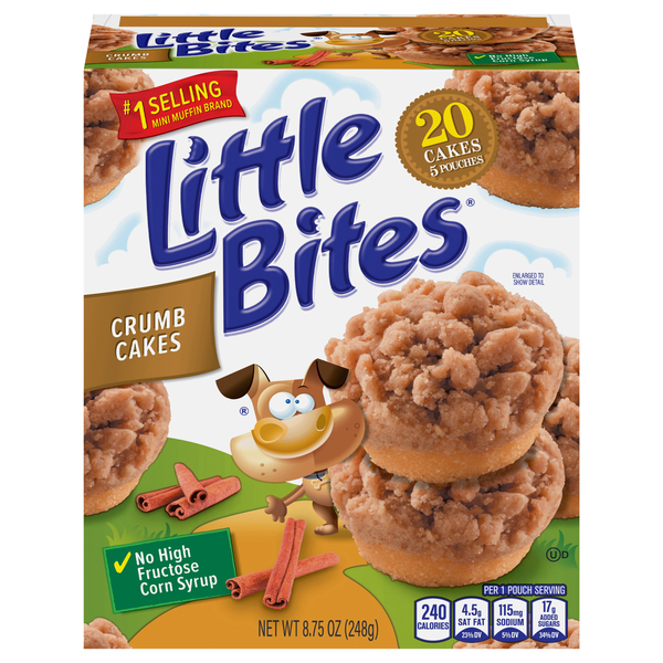 Entenmann's Little Bites Mini Crumb Cakes - 5 ct