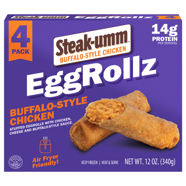 Steak-Umm Eggrollz Buffalo-style Chicken Frozen
