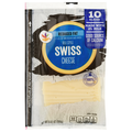 Giant Reduced Fat Deli Style Swiss Cheese Slices - 10 ct