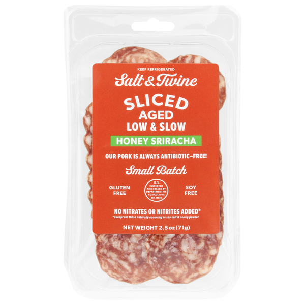 Salt & Twine Sliced Honey Sriracha Salami