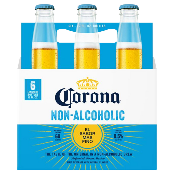 Corona Non-Alcoholic Malt Beverage Beer - 6 pk