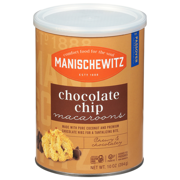 Manischewitz Macaroons Chocolate Chip Kosher for Passover