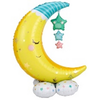 AirLoonz Baby 48-55 Inch Decorative Air-Filled Balloon