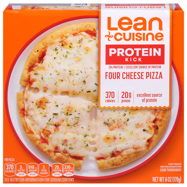 Lean Cuisine Protein Kick Four Cheese Pizza Frozen