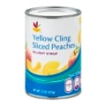 Our Brand Sliced Yellow Cling Peaches in Light Syrup
