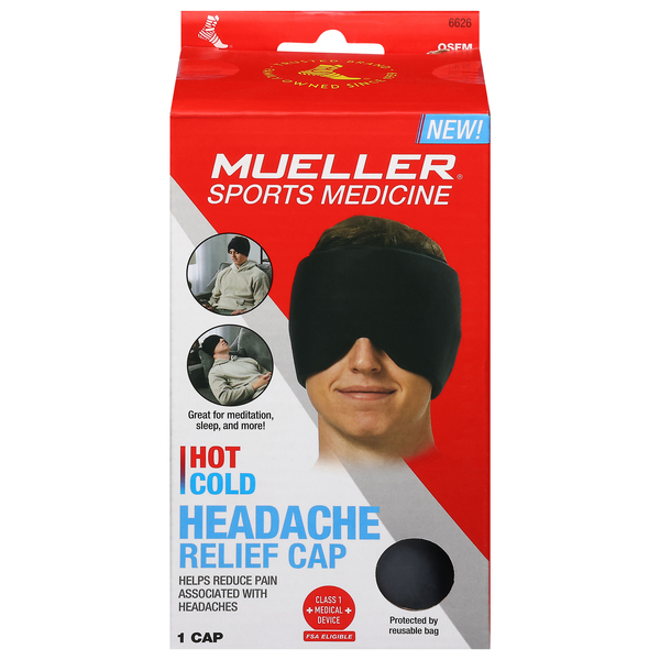 Mueller Hot Cold Headache Relief Cap