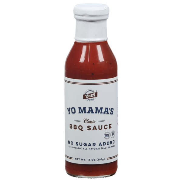 Yo Mama's No Sugar Added Classic BBQ Sauce