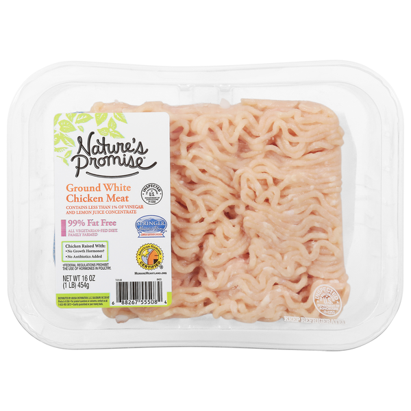 Nature's Promise 99% Lean 1% Fat Ground White Chicken Fresh