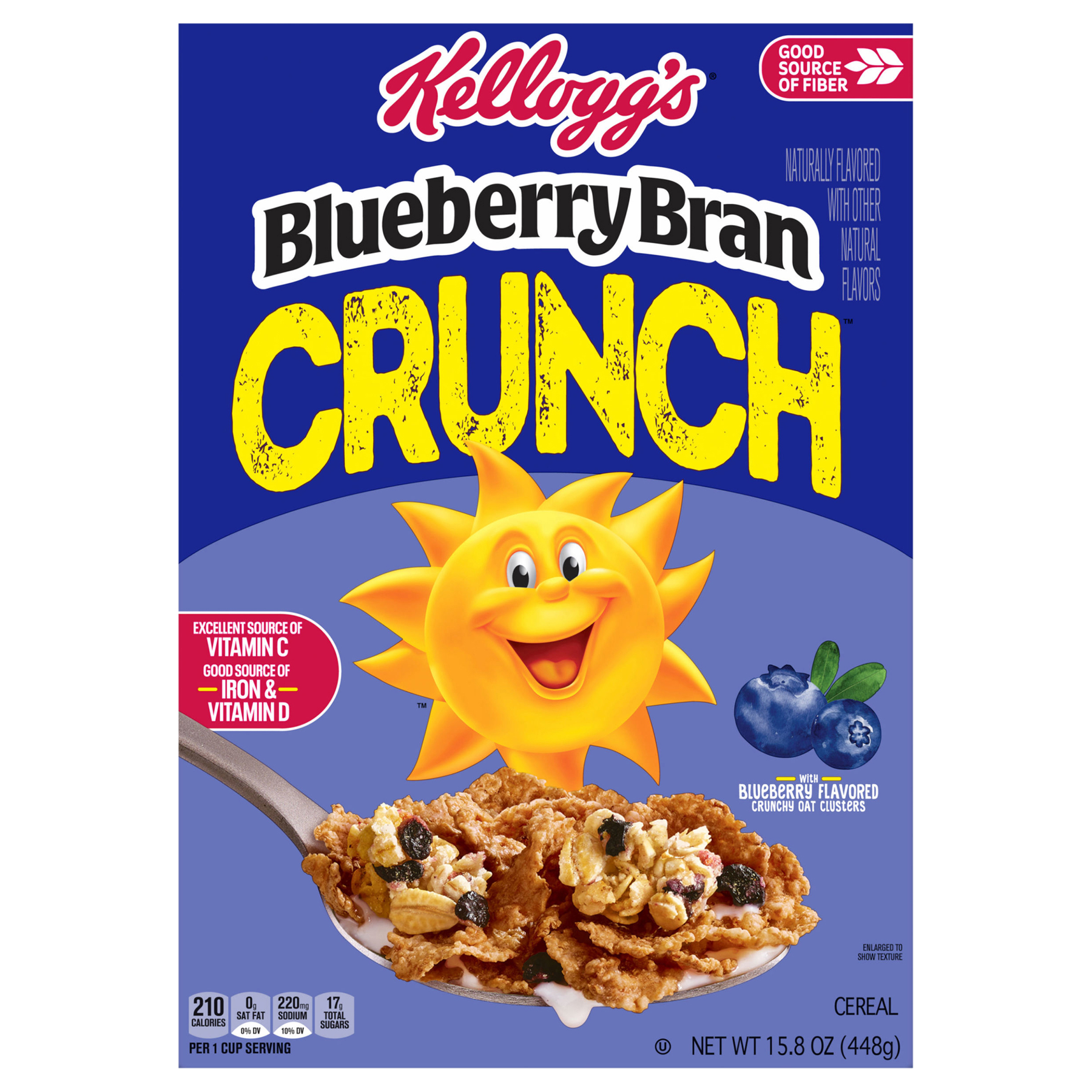 Kellogg's Kellogg's Blueberry Bran Crunch Cereal