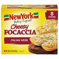 New York Bakery Inspired Italian Herb Cheesy Focaccia Sticks - 8 ct Frozen