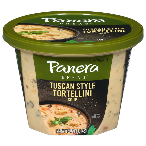 Panera Bread Tuscan Style Tortellini Soup Refrigerated