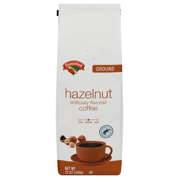 Hannaford Hazelnut Flavored Medium Roast Ground Coffee