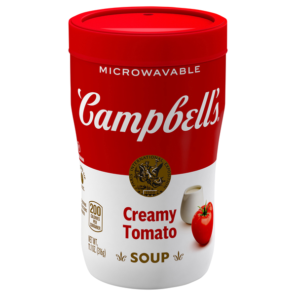 Campbell's Creamy Tomato Sipping Soup Microwavable Cup