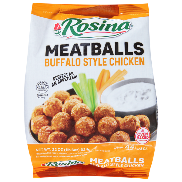 Save on Rosina Buffalo Style Chicken Meatballs apx 44 ct Frozen Order