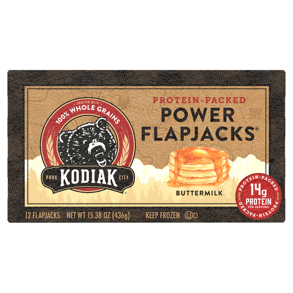 Kodiak Buttermilk Protein Power Flapjacks - 12 ct
