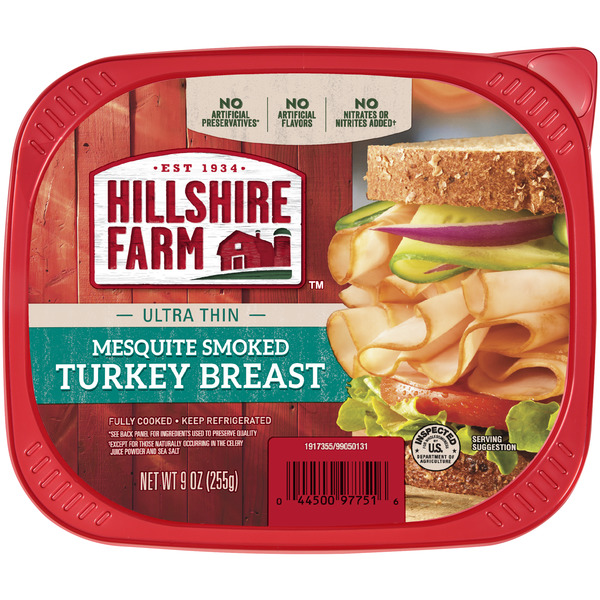 Save on Hillshire Farm Turkey Breast Mesquite Smoked 99 Fat Free Thin