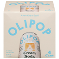 Olipop Cream Prebiotic Soda - 4 pk
