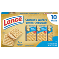 Lance Captain's Wafers White Cheddar Sandwich Crackers - 10 ct