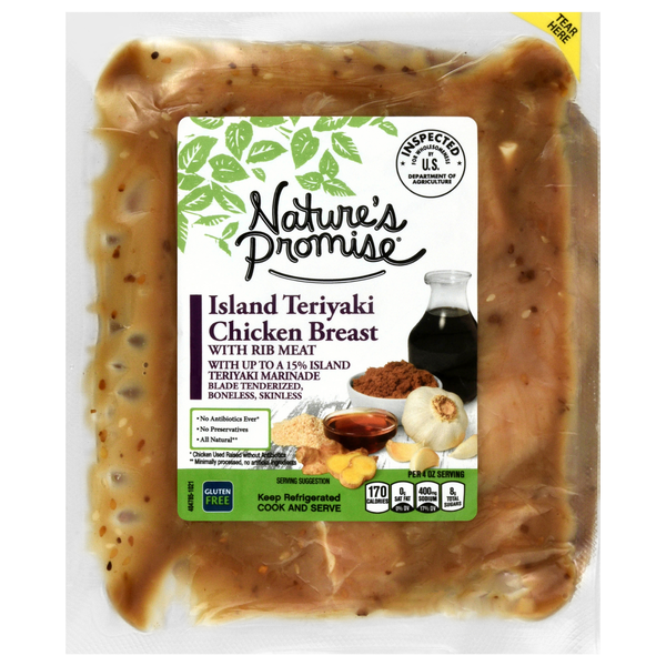 Nature's Promise Island Teriyaki Chicken Breast with Rib Meat