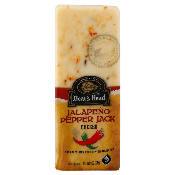 Save on Boar's Head Jalapeno Pepper Jack Cheese Chunk Order Online