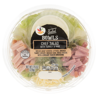 Giant Chef Salad Bowl with Turkey & Ham