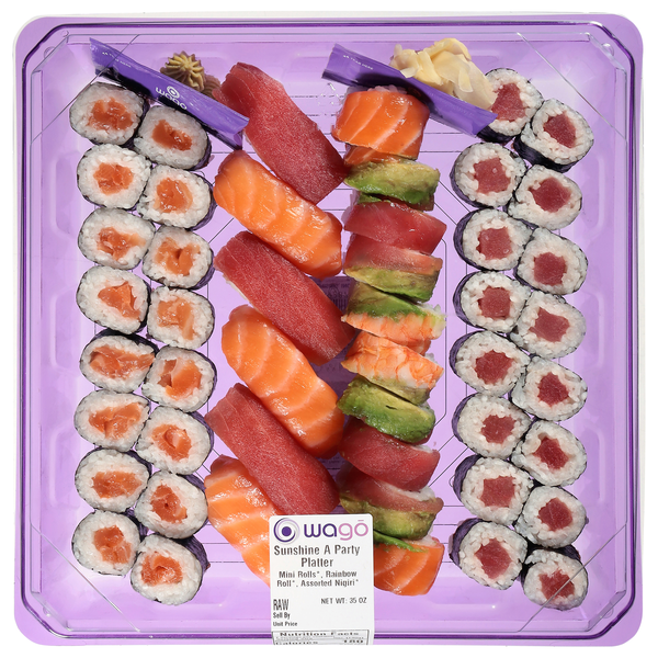 WAGO Sunshine A Party Platter Sushi Roll