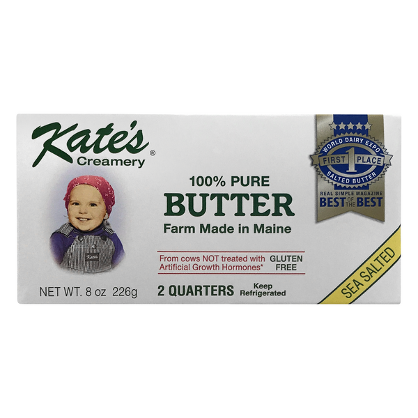 Kate's Creamery 100% Pure Sea Salted Butter Sticks - 2 ct