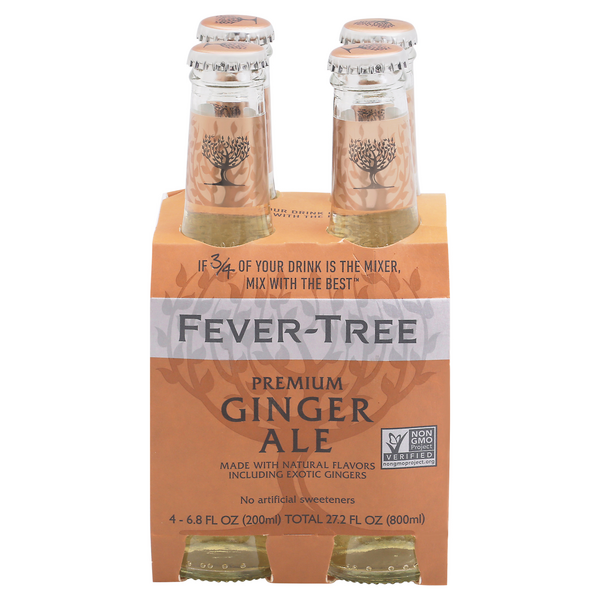 Save on FeverTree Premium Ginger Ale Soda 4 pk Order Online Delivery