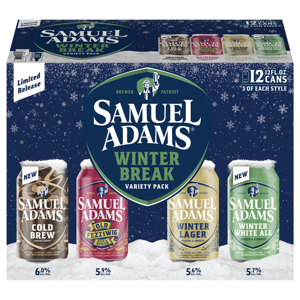 Samuel Adams Winter Break Variety Pack - 12 pk